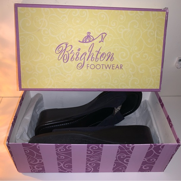 Brighton Isabel Women’s Size 9M Wedge Sandals Black W Silver Hardware-Italy - Picture 8 of 8